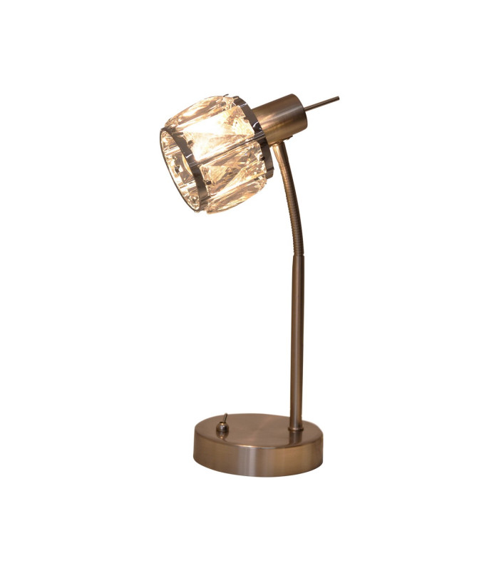 Josefa Glass Table Lamp Steel-Blank 1xE14 3000K-4