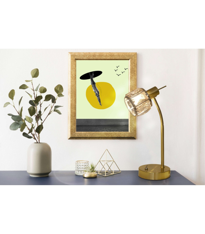 Josefa Glass Table Lamp Gold 1xE14 3000K-2