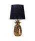 Ananas Table Lamp with Round Tapered Shade Gold-1
