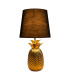 Ananas Table Lamp with Round Tapered Shade Gold-5