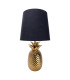 Ananas Table Lamp with Round Tapered Shade Gold-8