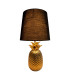 Ananas Table Lamp with Round Tapered Shade Gold-9