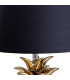 Ananas Table Lamp with Round Tapered Shade Gold-10