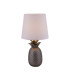 Ananas Table Lamp with Round Tapered Shade Silver-4