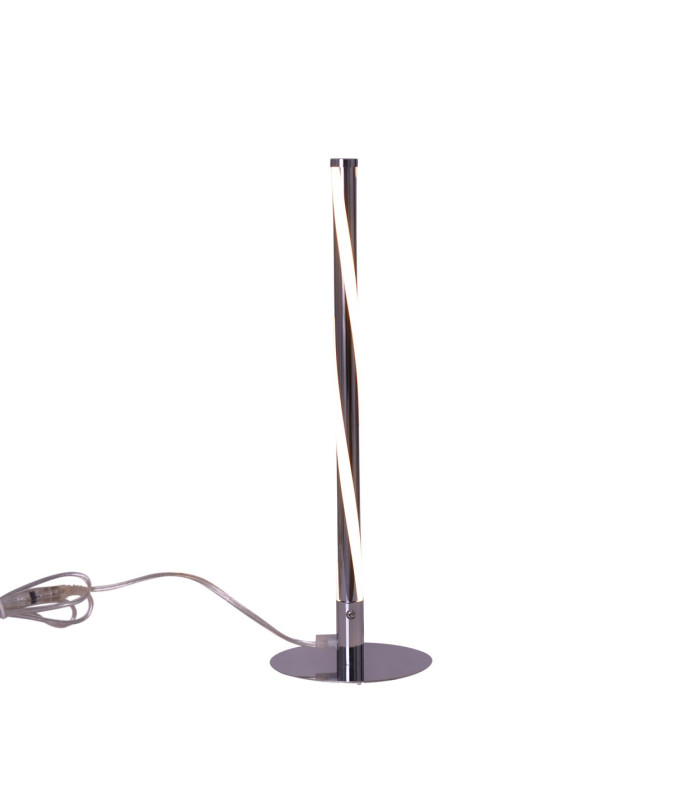 Twist Integrated LED Table Lamp Chrome 3000K-4