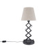 Adrienne Table Lamp with Round Tapered Shade Nature 1xE27-1