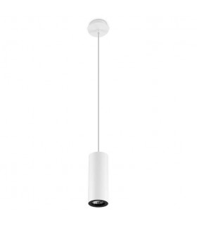 1 Light Slim Ceiling Pendant White 6.8cm, GU10 - 1