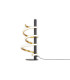 Belleza Dimmable Integrated LED Table Lamp Gold 2800K Touch sensor-7