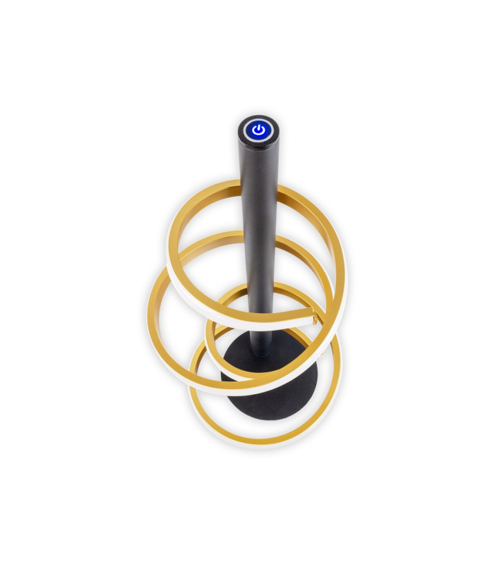Belleza Dimmable Integrated LED Table Lamp Gold 2800K Touch sensor-10