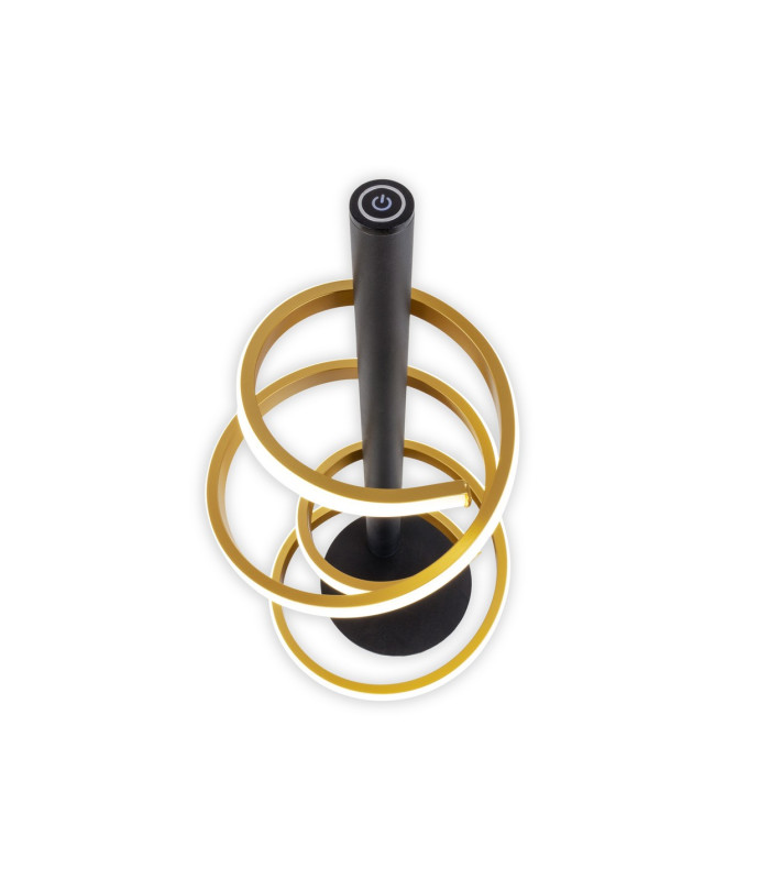 Belleza Dimmable Integrated LED Table Lamp Gold 2800K Touch sensor-11