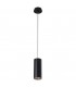 1 Light Slim Ceiling Pendant Black, Gold 6.8cm, GU10 - 1