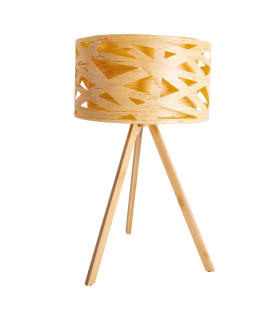 Finja Table Lamp with Round Shade Nature-1