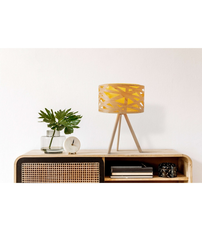 Finja Table Lamp with Round Shade Nature-2