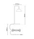 Varna Integrated LED Table Lamp Brass 2500K-3