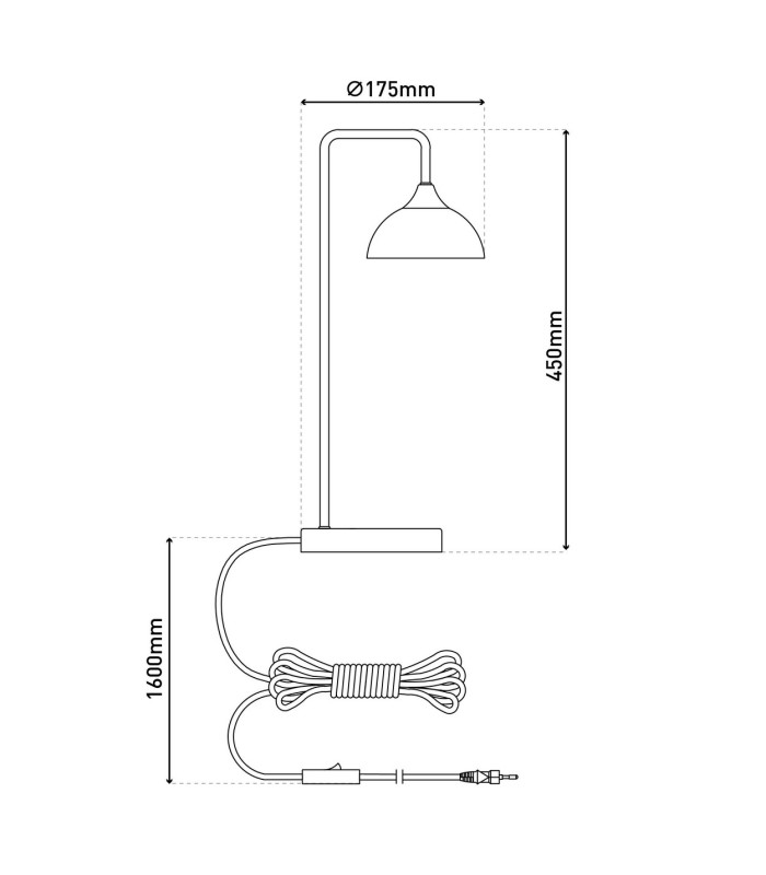 Varna Integrated LED Table Lamp Brass 2500K-3