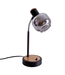 Fumoso Desk Task Lamp Black 1xE14-1