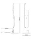 Onda Integrated LED Table Lamp Black 3000K-5