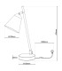 Triton Desk Task Lamp Black 1xE14-5