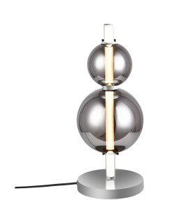 Nova Dimmable Integrated LED Table Lamp Chrome 3000K-1