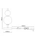 Nova Dimmable Integrated LED Table Lamp Chrome 3000K-3