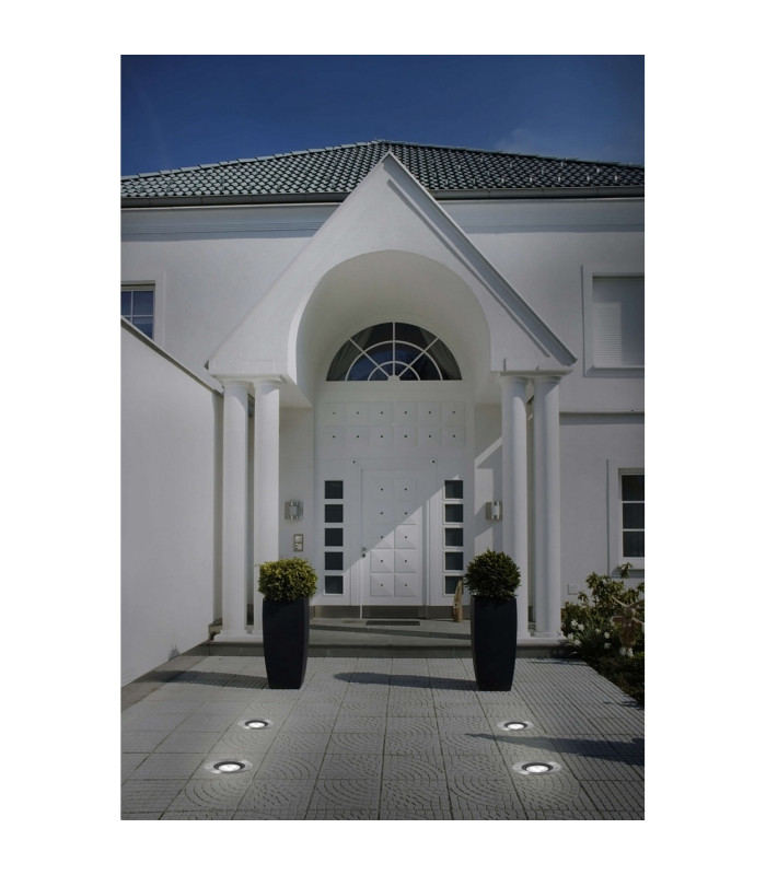 Forto LED Outdoor Recessed Ground Light Steel-Blank 3000K IP67-2