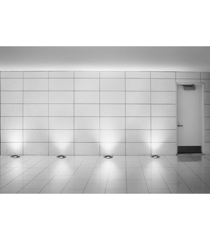 Forto LED Outdoor Recessed Ground Light Steel-Blank 3000K IP67-4