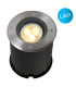 Forto LED Outdoor Recessed Ground Light Steel-Blank 3000K IP67-7