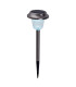 Gustav Set of 6 Solar Outdoor Spike Silver Dawn to Dusk Sensor 9700K IP44-9