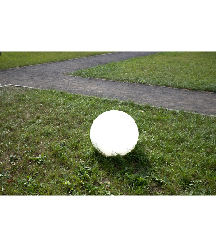 Ball 20cm Outdoor Spike White 1xE27 IP44-7