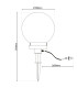 Ball 20cm Outdoor Spike White 1xE27 IP44-12