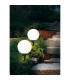 Ball 30cm Outdoor Spike White 1xE27 IP44-3