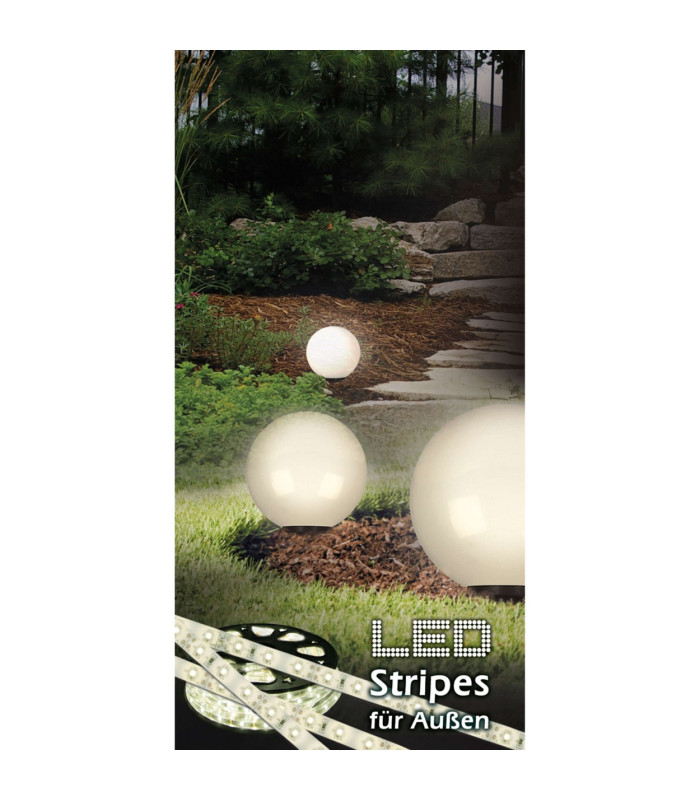 Ball 30cm Outdoor Spike White 1xE27 IP44-4