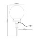 Ball 30cm Outdoor Spike White 1xE27 IP44-12