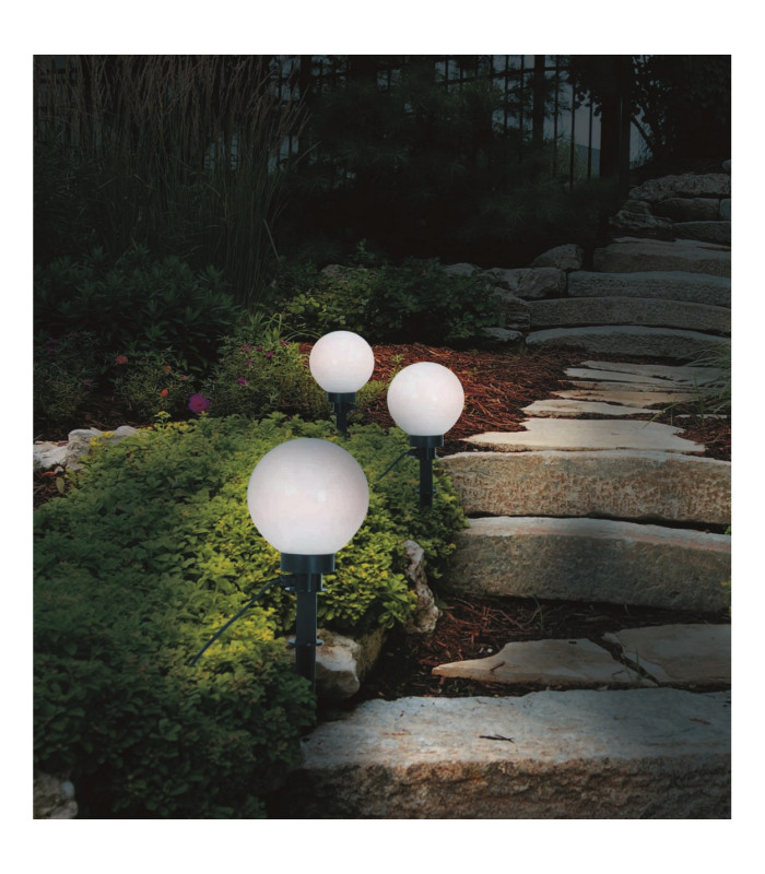 Ball 30cm Outdoor Spike White 1xE27 IP44-4
