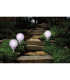 Ball LED 15cm Solar Outdoor Spike White Dawn to Dusk Sensor 9000-10000K IP44-2