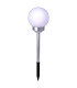Ball LED 25cm Solar Outdoor Spike White Dawn to Dusk Sensor 9000-10000K IP44-1