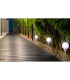 Ball LED 25cm Solar Outdoor Spike White Dawn to Dusk Sensor 9000-10000K IP44-2