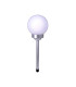 Ball LED 25cm Solar Outdoor Spike White Dawn to Dusk Sensor 9000-10000K IP44-5