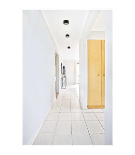 Trios LED Surface Mounted Downlight Black 2900K-2
