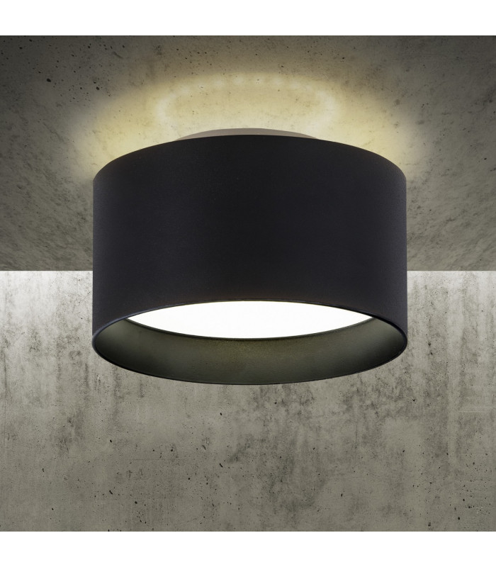 Trios LED Surface Mounted Downlight Black 2900K-3