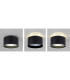 Trios LED Surface Mounted Downlight Black 2900K-6
