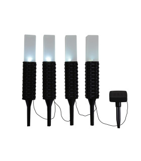 Merle LED Solar Outdoor Spike Black Dawn to Dusk Sensor 8000-10000K IP44-1