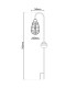 Gitti Set of 2 LED Solar Outdoor Spike Old Brass Dawn to Dusk Sensor 3000K IP44-4