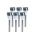 Cyral Set of 6 LED Solar Outdoor Spike Steel-Blank Dawn to Dusk Sensor 3000K IP44-1