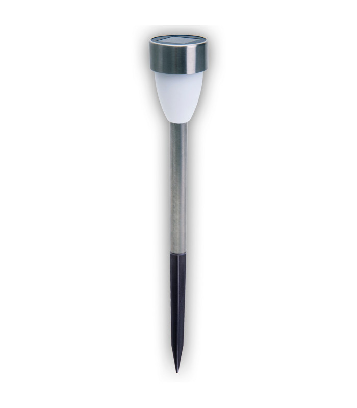 Cyral Set of 6 LED Solar Outdoor Spike Steel-Blank Dawn to Dusk Sensor 3000K IP44-11