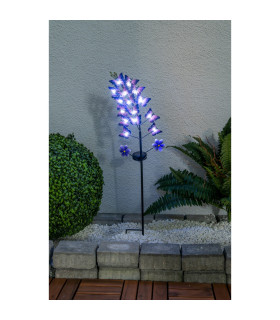 Viola LED Solar Outdoor Spike Violet Dawn to Dusk Sensor 5800-6500K IP44-2