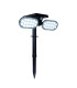 Paco Solar Outdoor Spike Black PIR + Dusk to Dawn Sensor 6500K IP65-7