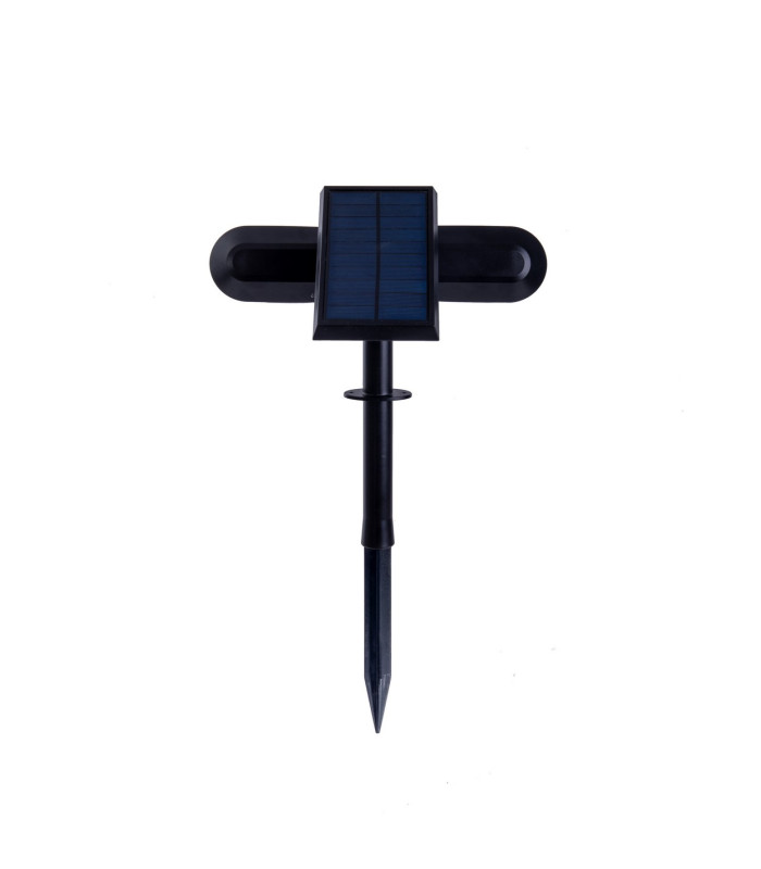 Paco Solar Outdoor Spike Black PIR + Dusk to Dawn Sensor 6500K IP65-11