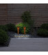 Paula Set of 2 LED Solar Outdoor Spike Brown Dawn to Dusk Sensor 2800-3200K IP44-2
