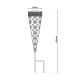 Paula Set of 2 LED Solar Outdoor Spike Brown Dawn to Dusk Sensor 2800-3200K IP44-4